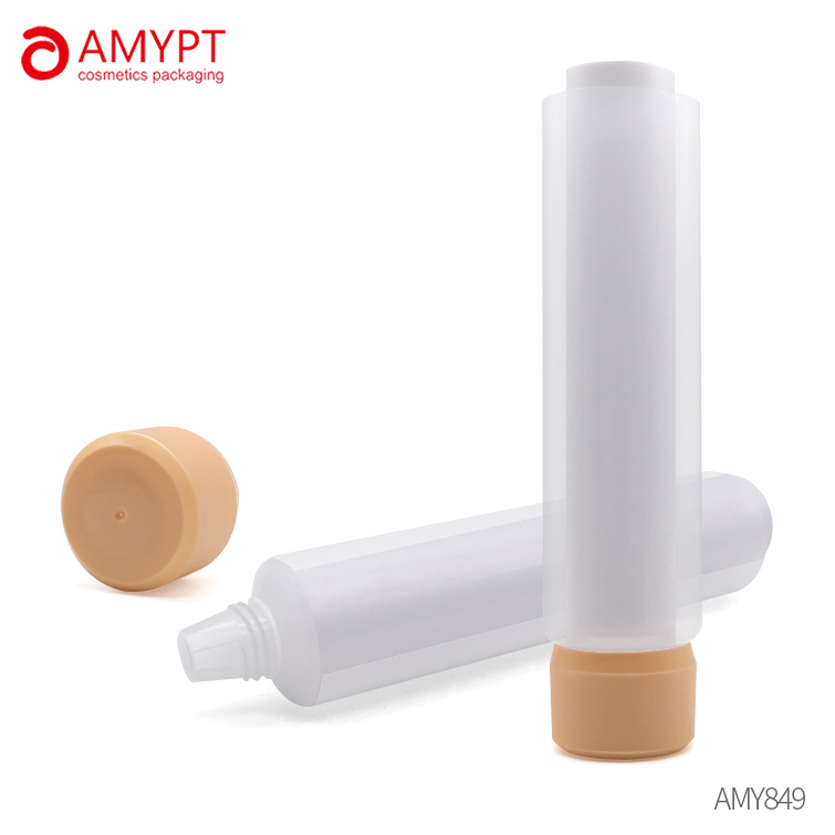 Emballage cosmétique tube dans tube pour lotion pour le corps nettoyant pour le visage 