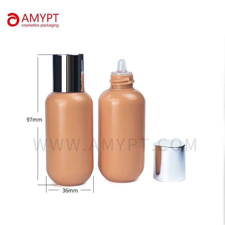 Bouteille de base de maquillage en plastique cosmétique 30 ml-50 ml