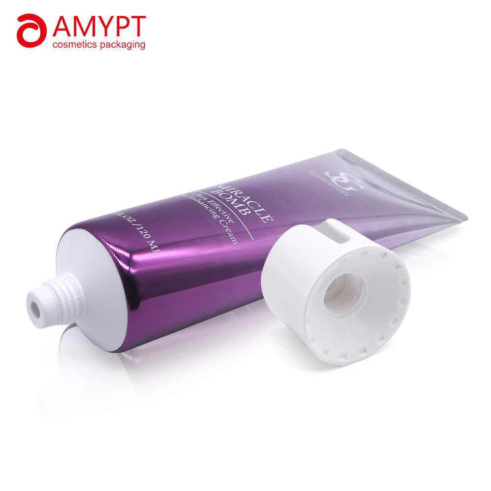 Emballage crème de amélioration de sein en plastique rond cosmétique de 4,7 oz