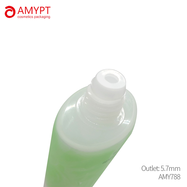 Emballage en plastique ovale de crème de main des tubes 60ml de cosmétiques