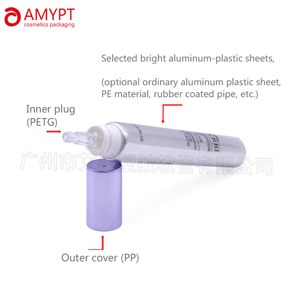 Tube de larme en verre plastique PE